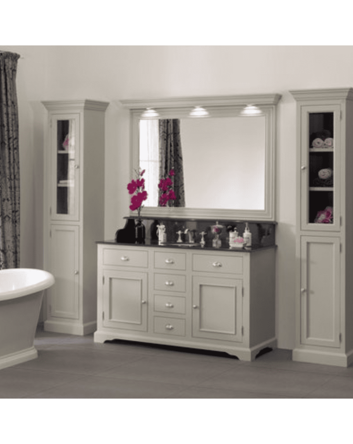 Meuble lavabo 1 vasque et miroir Carlton Aqua Prestige