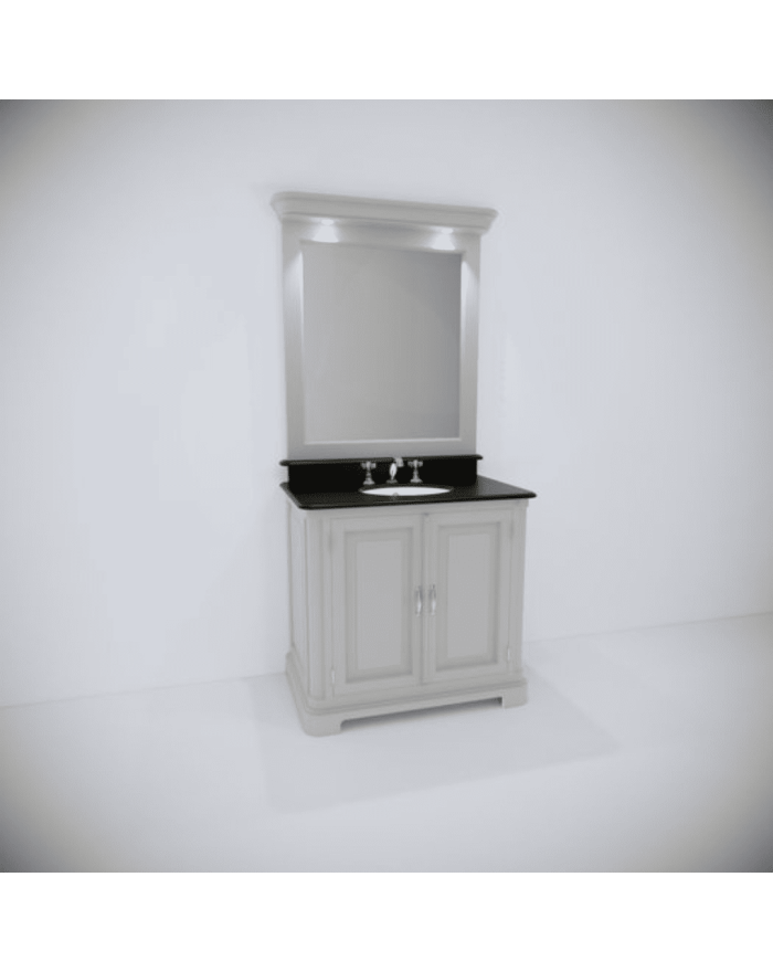 Meuble lavabo 1 vasque et miroir Regent 96 Aqua Prestige